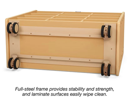 Flex-Space Jr.® Mobile Big Bin Storage Unit - US 6835