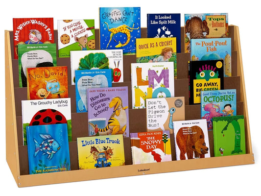Classic Birch Help-Yourself Extra-Wide Bookstand - US 9494