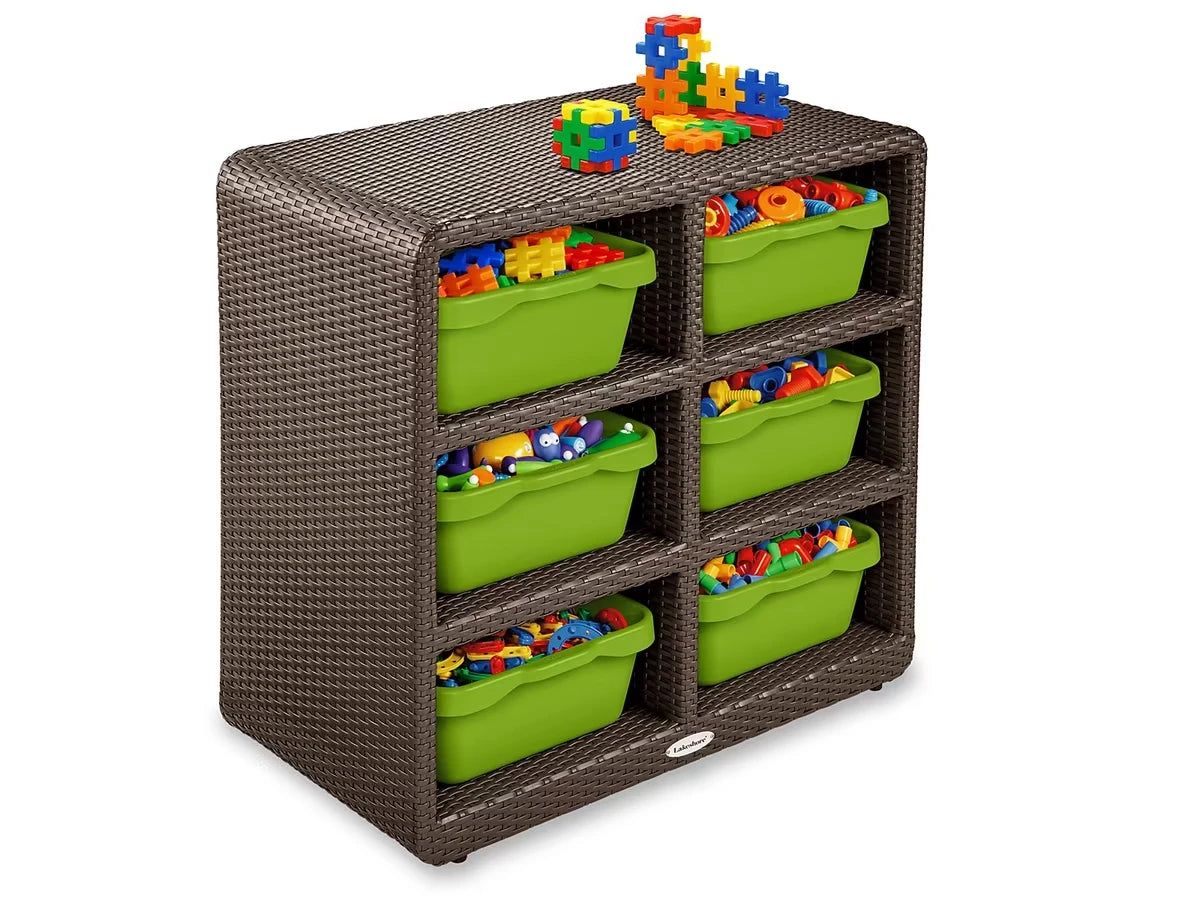 Outdoor 6-Cubby Storage Unit - US 5289