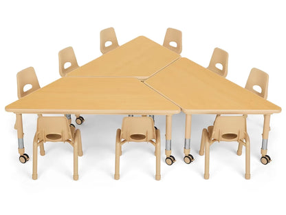 Flex-Space Jr.® Mobile Trapezoid Table - US 1032