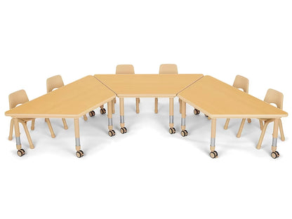 Flex-Space Jr.® Mobile Trapezoid Table - US 1032