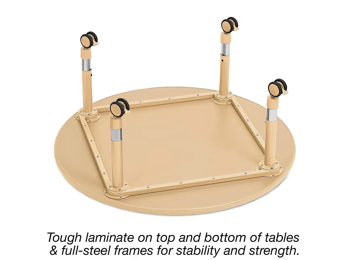 Flex-Space Jr.® Mobile Round Tables - US 8868