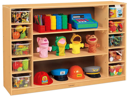 Classic Birch Cubbies & Shelves Large Storage Unit - US 9070