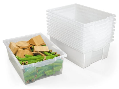 Classic Birch Big Bins See-Inside Storage Unit - 9 Cubby - US 8342