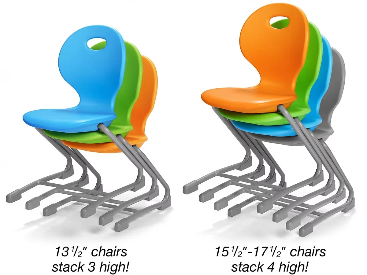 Flex-Space Ergo Bounce Cantilever Chairs - US 8039