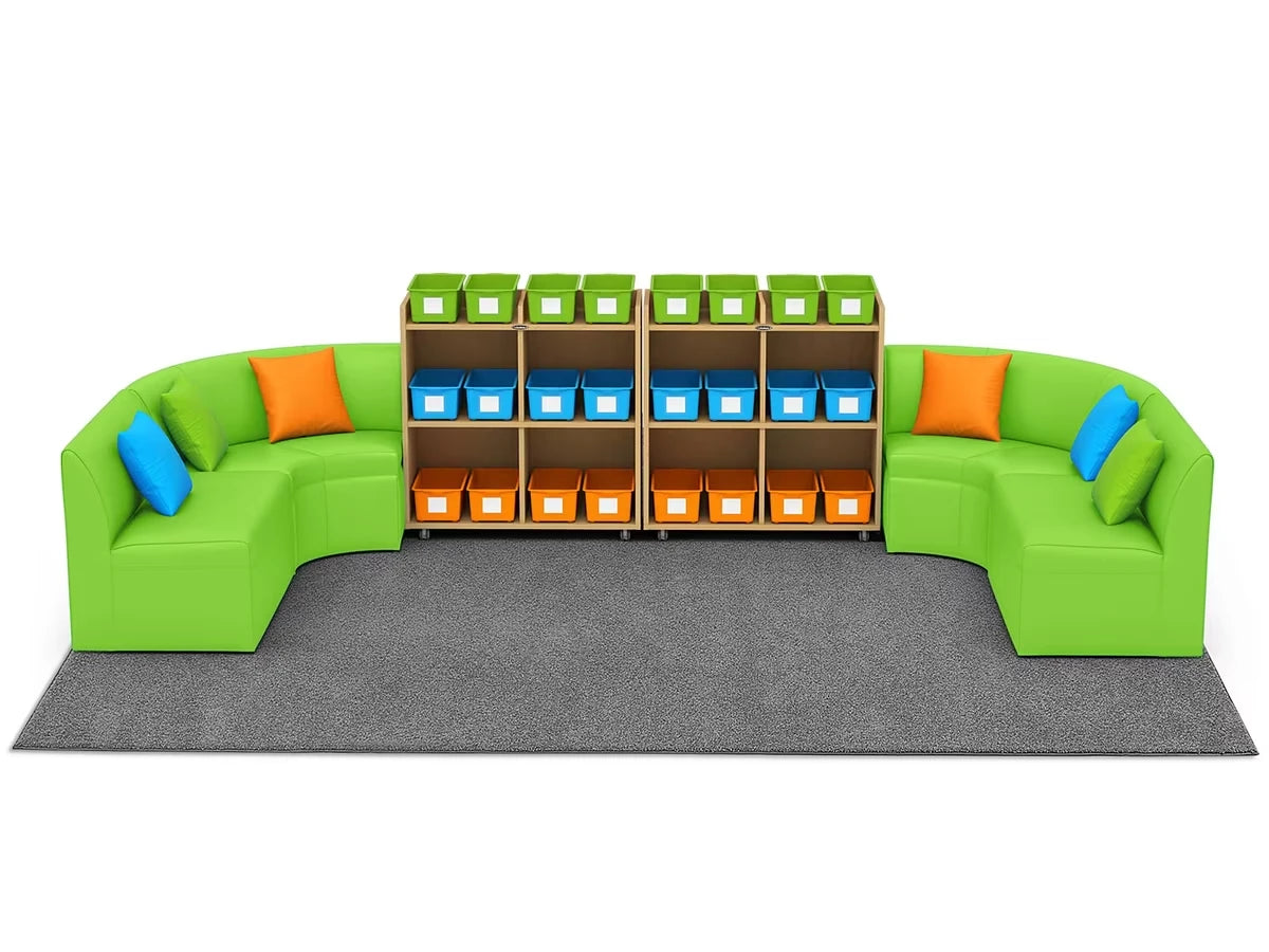 Flex-Space Comfy Couch Reading & Research Zone - US 2894
