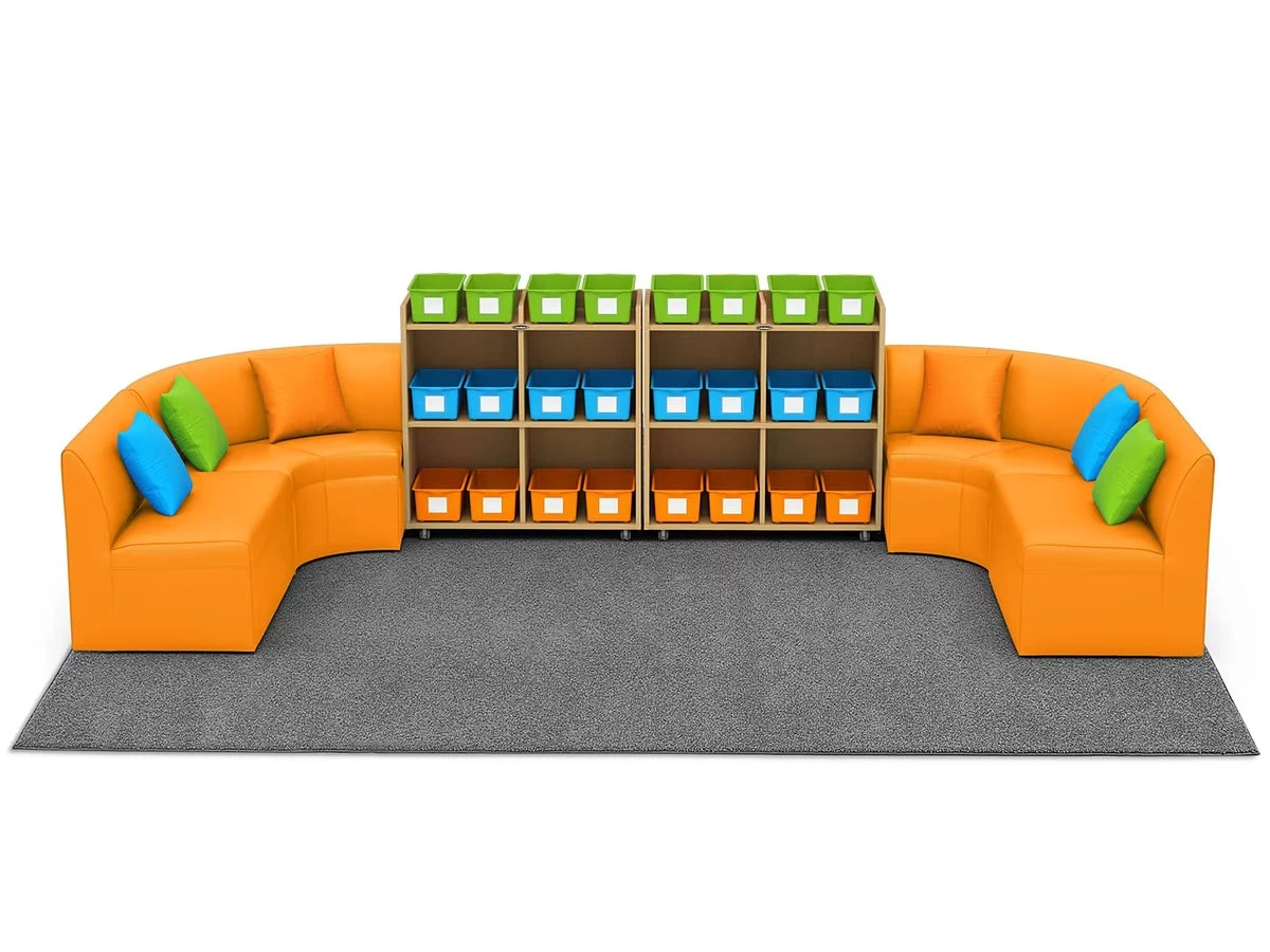 Flex-Space Comfy Couch Reading & Research Zone - US 2894