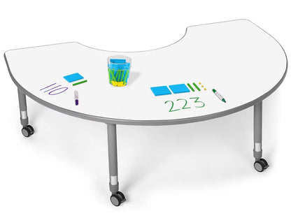 Flex-Space Write & Wipe Mobile Group Table - US 5417