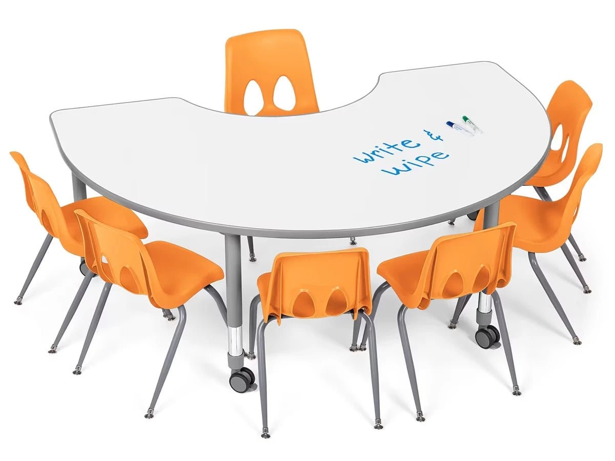 Flex-Space Write & Wipe Group Table Teaching Zone - US 1892