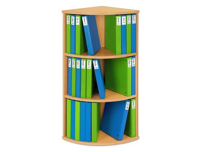 Flex-Space 3-Shelf Binder Storage Center - Maple - US 4810