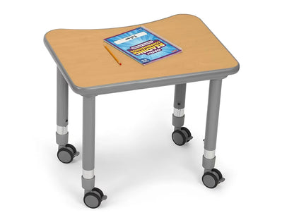 Flex-Space Mobile Student Desk - Maple - US 7012
