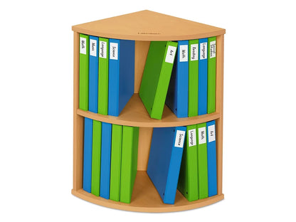 Flex-Space 2-Shelf Binder Storage Center - Maple - US 4436