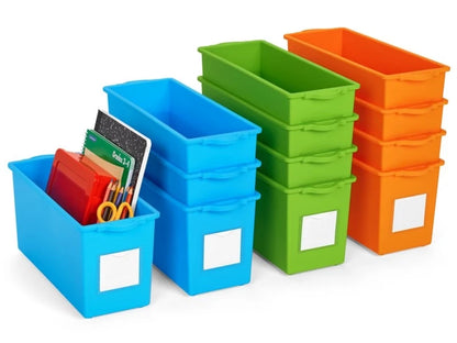 Flex-Space Mobile Storage Bin Center for 12 Students - Maple - US 7568