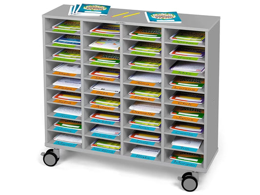 Flex-Space Mobile Student Work Organizer - Gray - US 6627