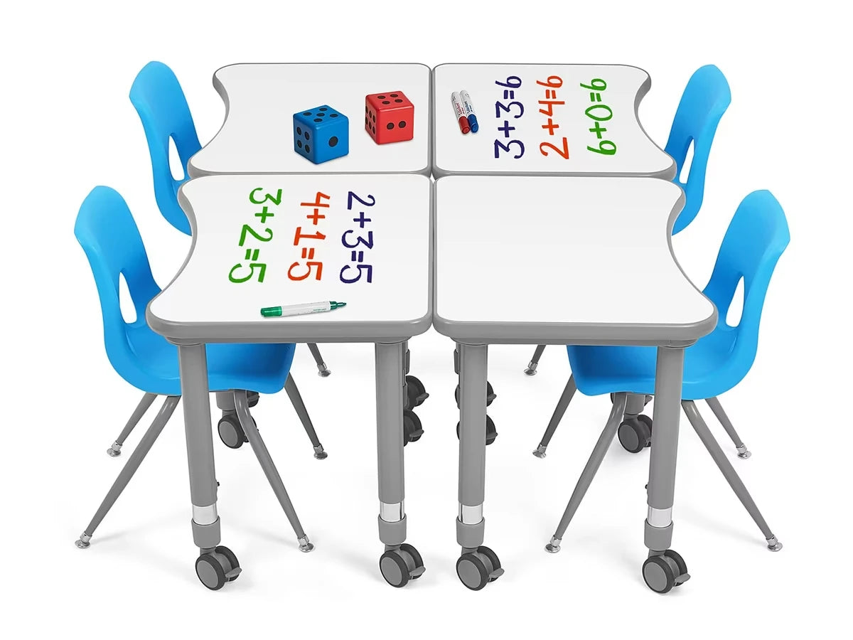 Flex-Space Write & Wipe Mobile Student Desk - US 2913