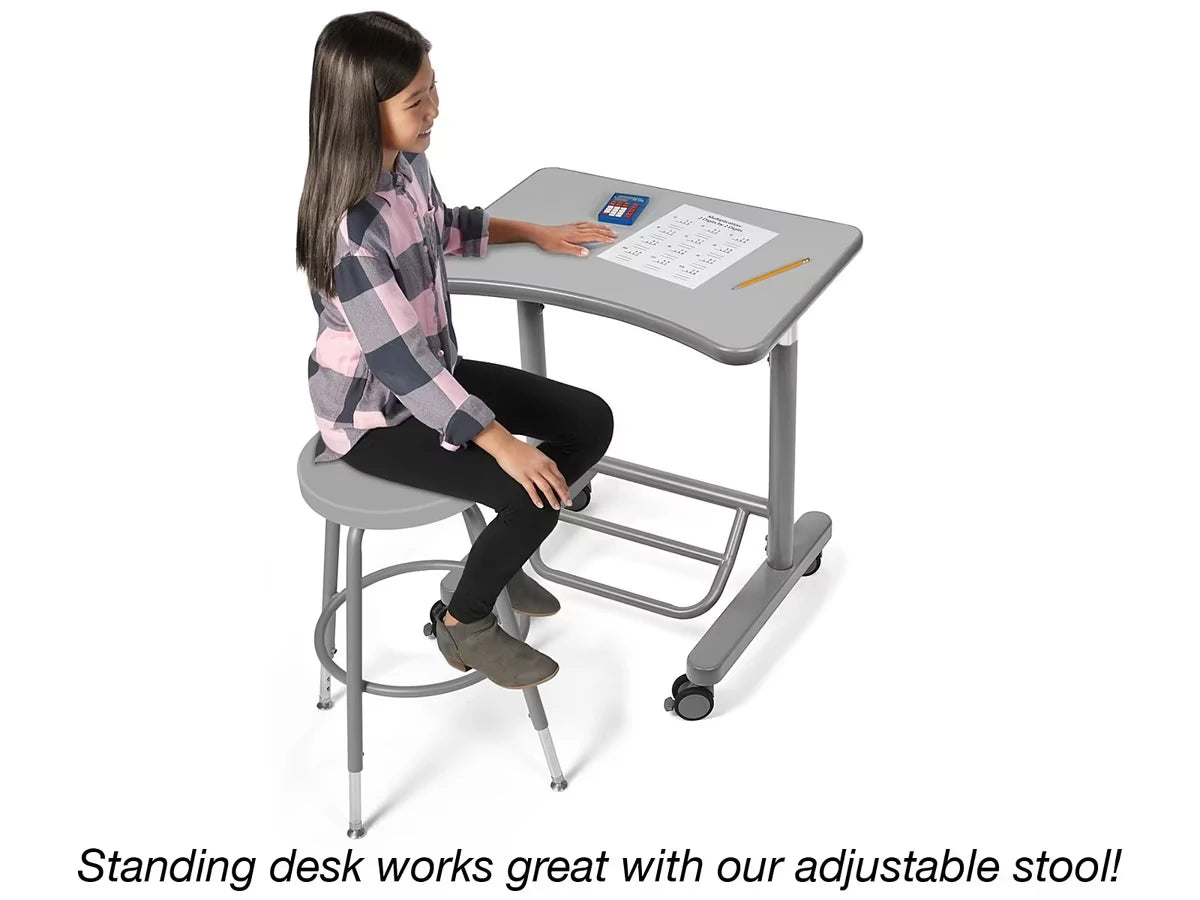 Flex-Space Mobile Standing Desk - Gray - US 9517