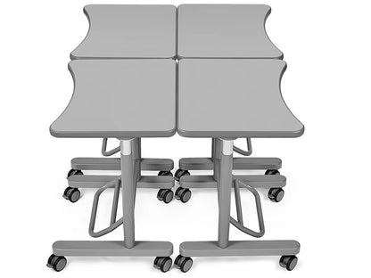 Flex-Space Mobile Standing Desk - Gray - US 9517