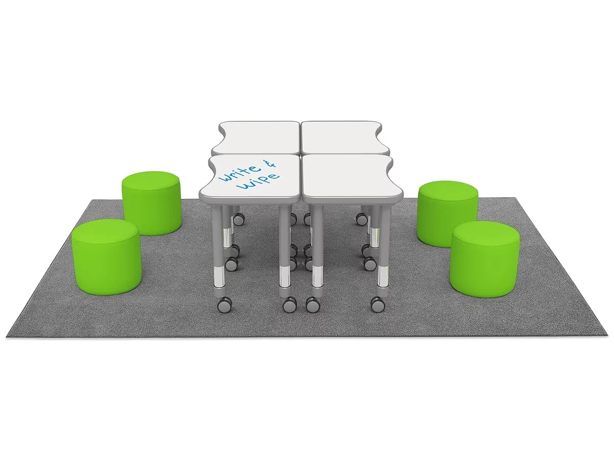 Flex-Space Comfy Seat Write & Wipe Desk Zone - US 1455