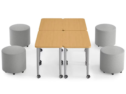 Modern Edge Mobile Lounge Seat & Desk Zone - US 7763