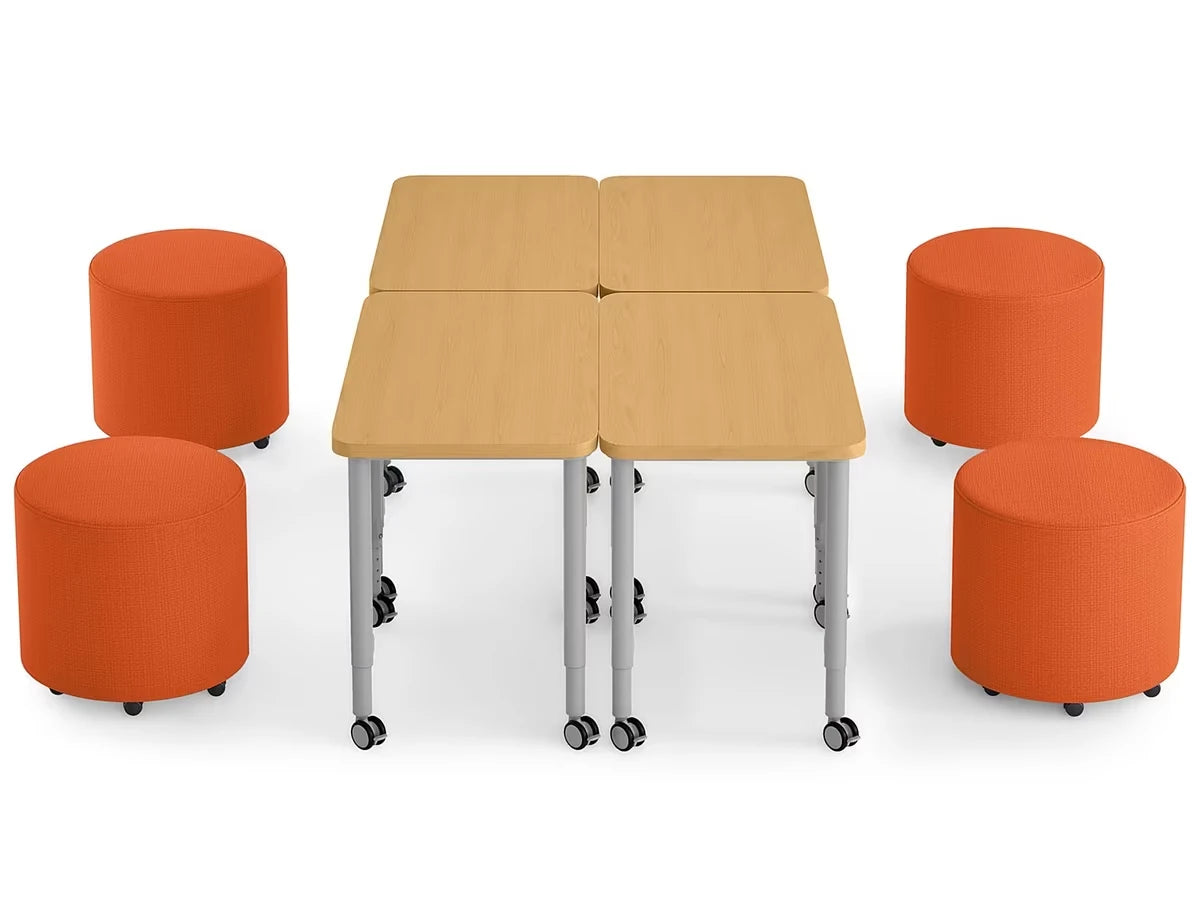 Modern Edge Mobile Lounge Seat & Desk Zone - US 7763