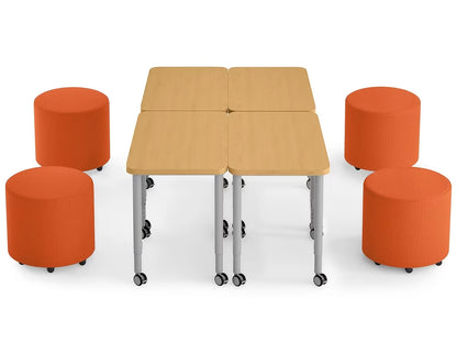 Modern Edge Mobile Lounge Seat & Desk Zone - US 7763
