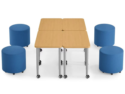 Modern Edge Mobile Lounge Seat & Desk Zone - US 7763