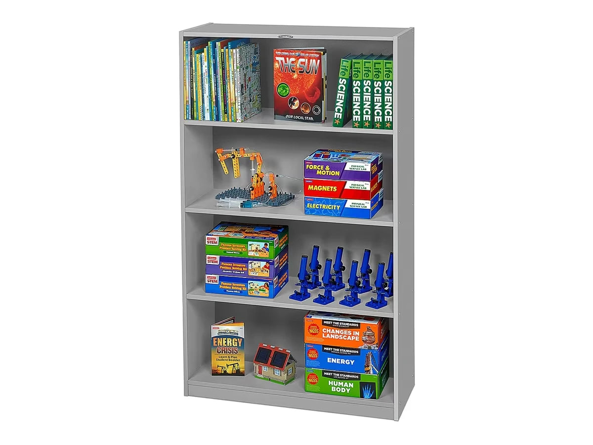 Flex-Space 4-Shelf All-Purpose Storage Unit - Gray - US 4563