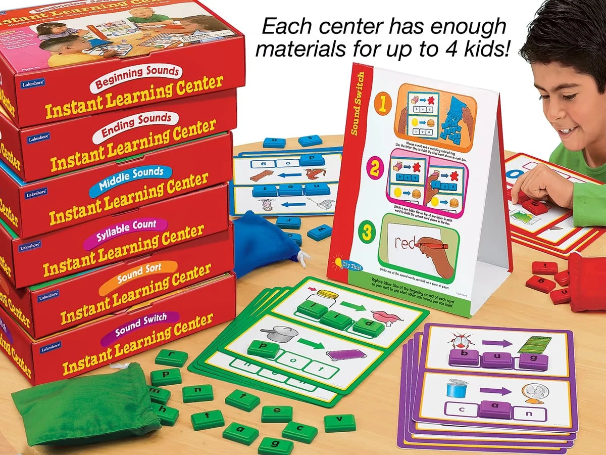 Phonemic Awareness Instant Learning Centers - Complete Set - US 4998