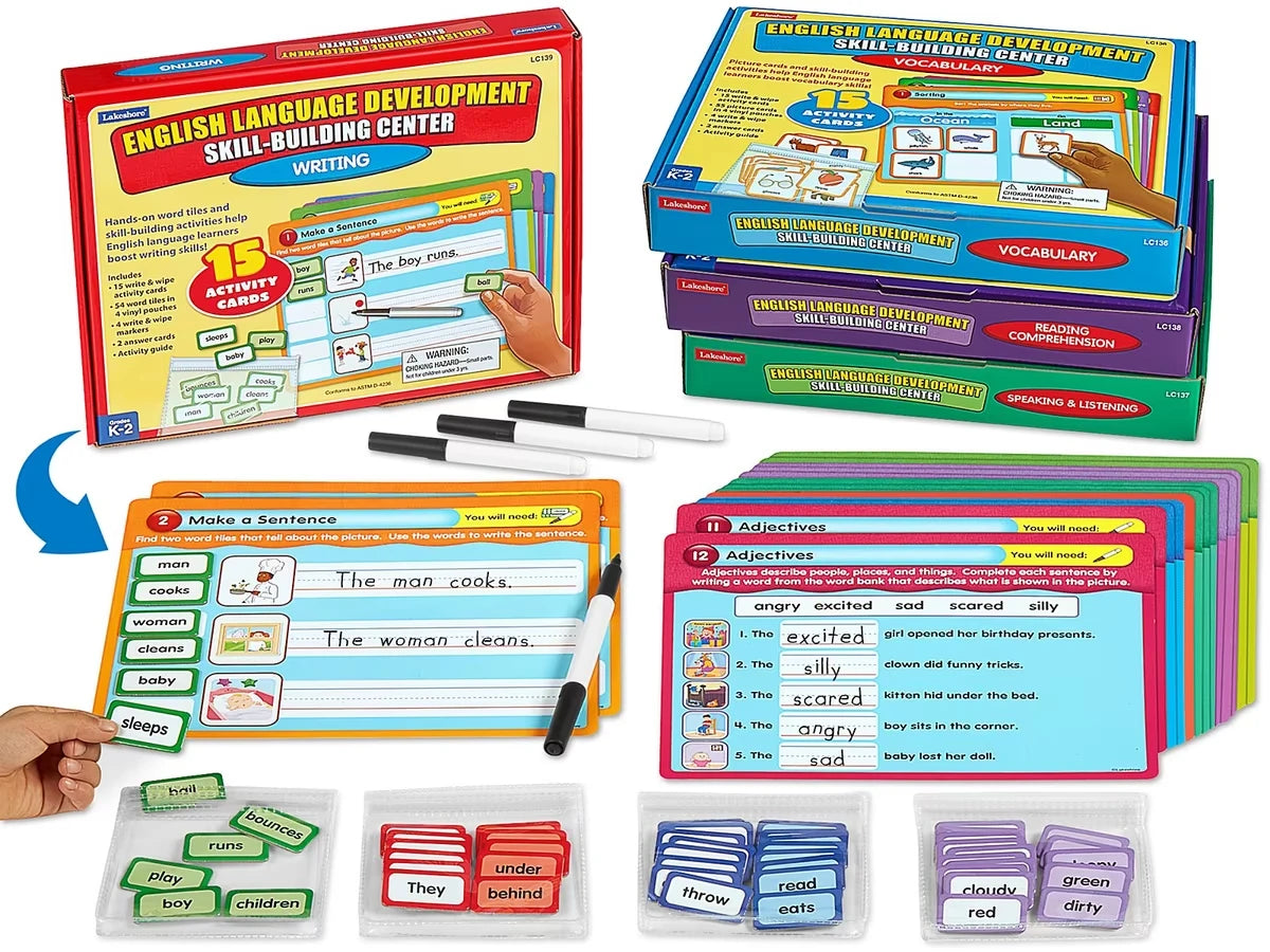 English Language Development Skill-Building Centers - Complete Set - US 4729