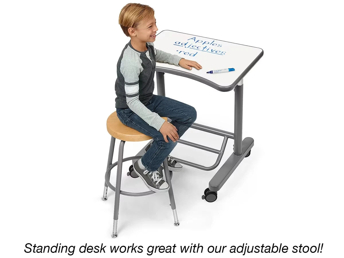 Flex-Space Write & Wipe Mobile Standing Desk - US 9880