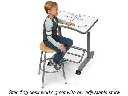 Flex-Space Write & Wipe Mobile Standing Desk - US 9880
