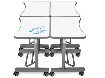 Flex-Space Write & Wipe Mobile Standing Desk - US 9880