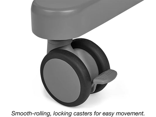 Flex-Space Mobile Flip & Nest Tables - Gray - US 4344