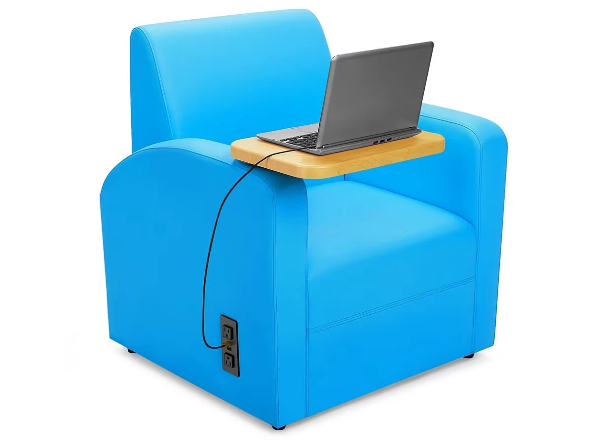Flex-Space Comfy Chair with Desk & Power - US 5274