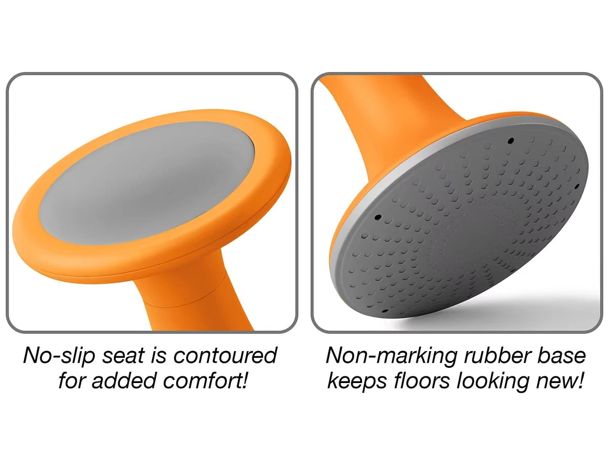 Flex-Space Write & Wipe Table & Wobble Chairs Bundle - US 3737