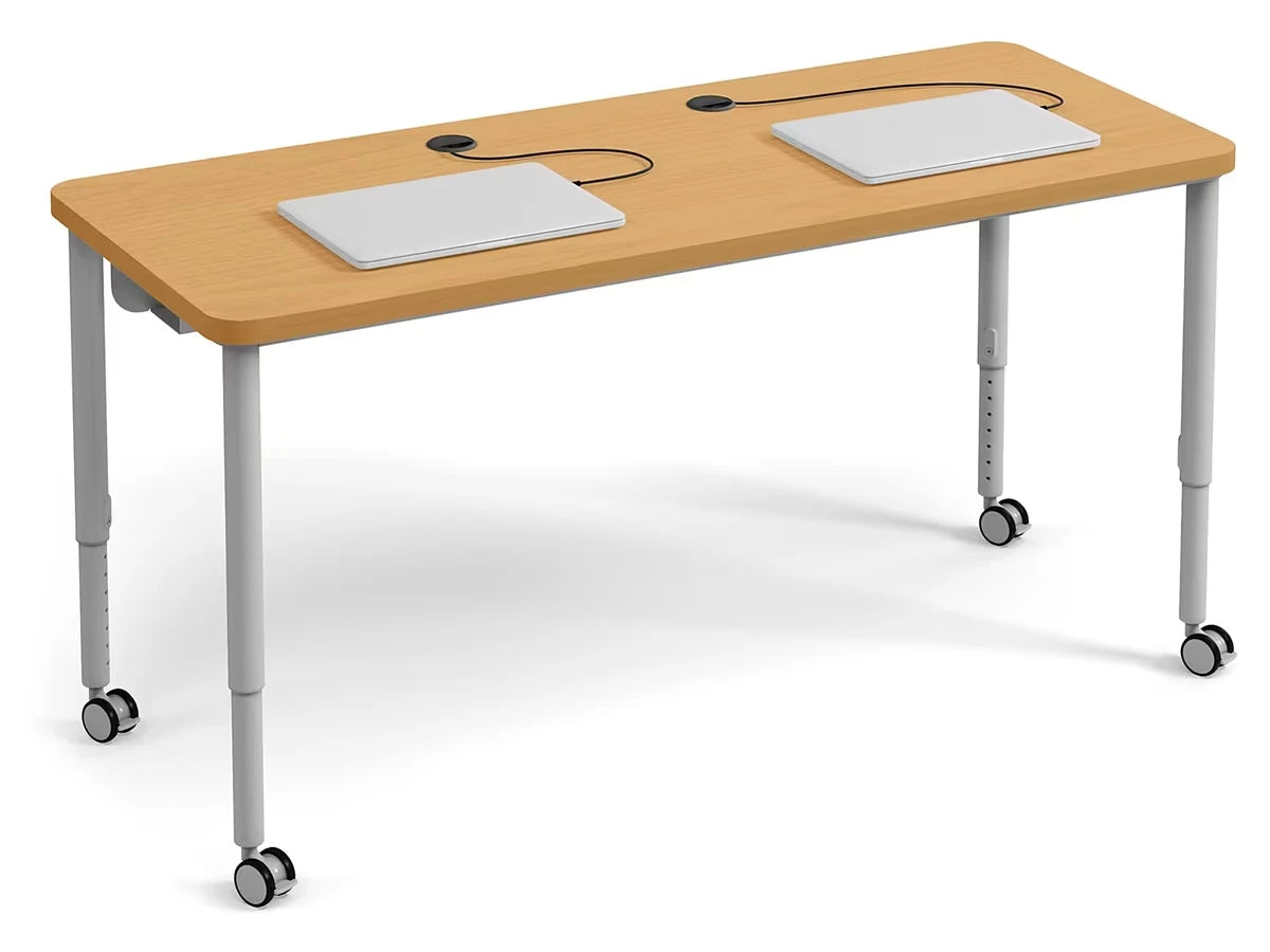 Modern Edge Mobile Media Table - US 9366