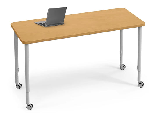 Modern Edge Mobile Standing-Height Rectangular Tables - US 8015