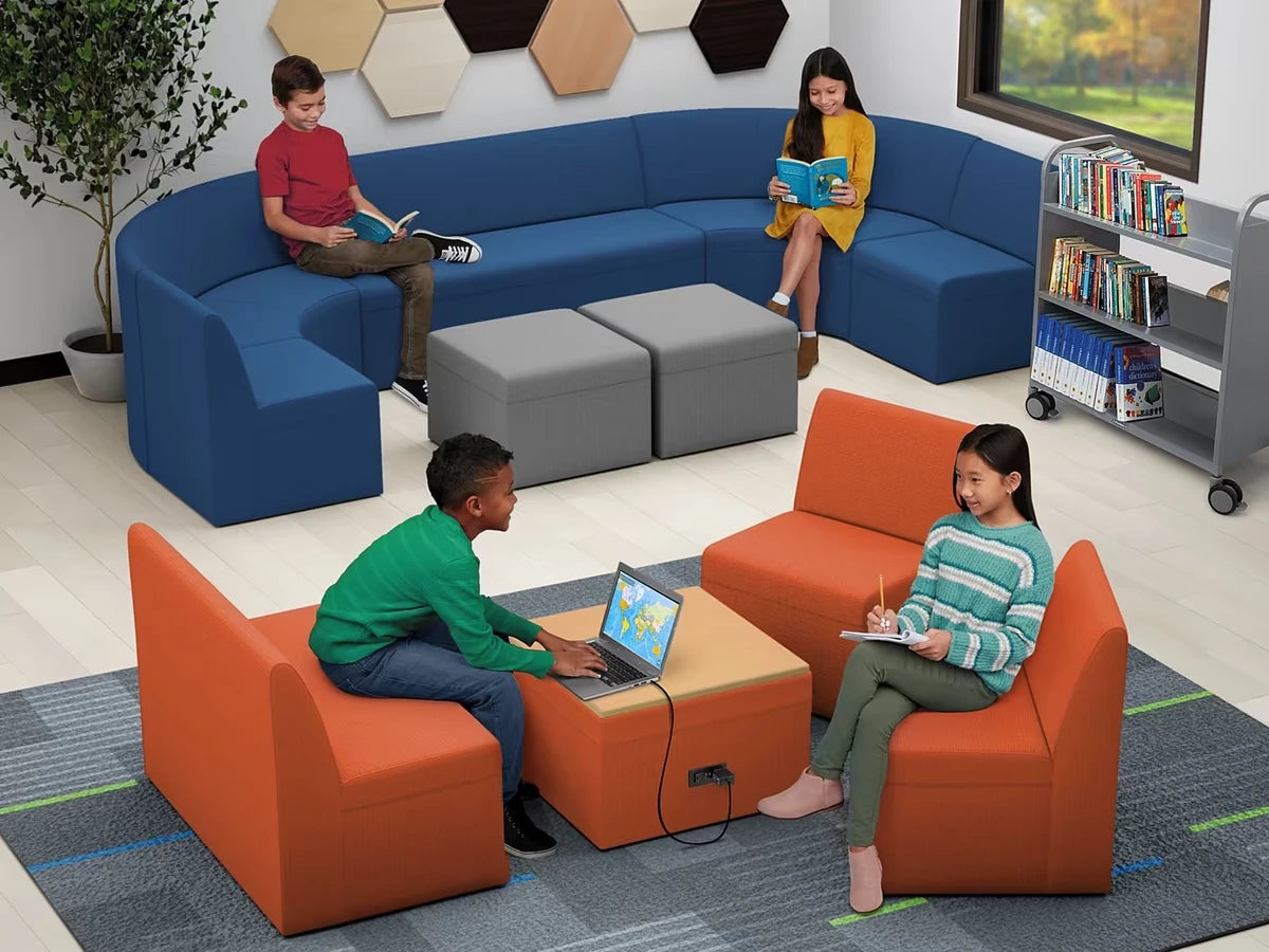 Modern Edge Modular Ottoman - US 4478