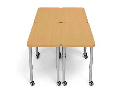 Modern Edge Mobile Student Desks - US 7545