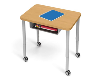 Modern Edge Mobile Student Desks with Book Box - US 8045