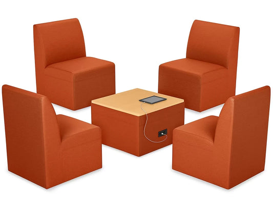 Modern Edge Chair & Powered Table Zone - US 2352
