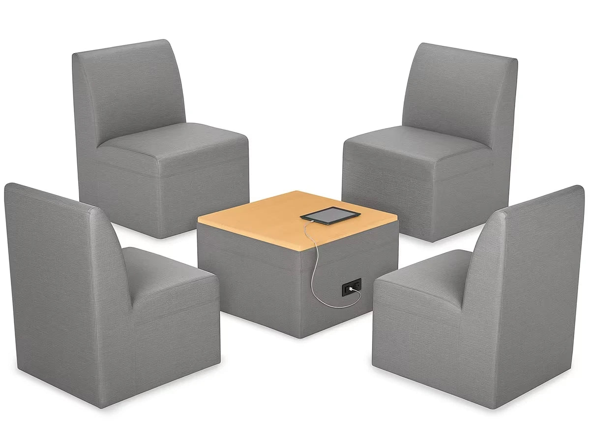 Modern Edge Chair & Powered Table Zone - US 2352