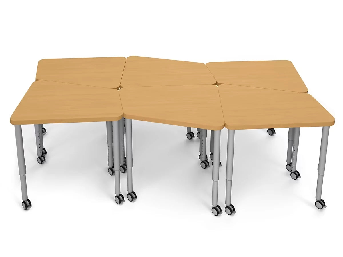 Modern Edge Mobile Mosaic Student Desk - US 7756
