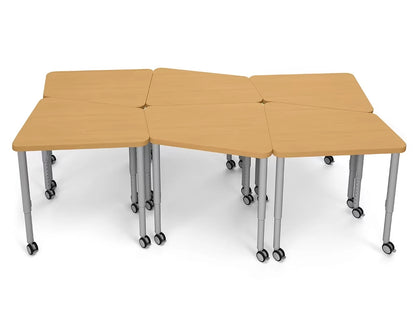 Modern Edge Mobile Mosaic Student Desk - US 7756