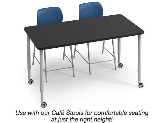 Modern Edge Mobile Standing-Height Science Table - US 8548