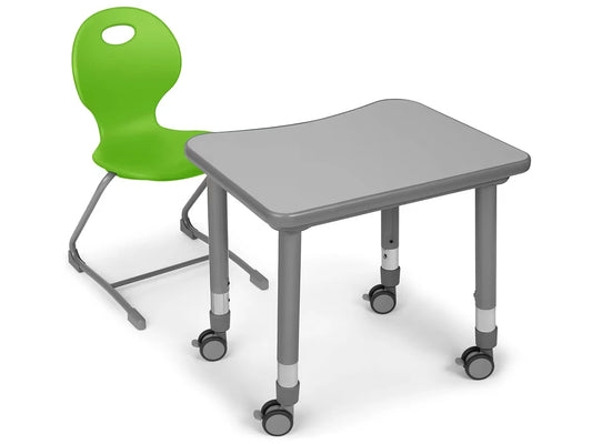 Flex-Space Ergo Bounce Chair and Desk Set - Gr. 4-12 - US 2862