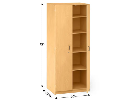 Heavy-Duty 6-Foot Locking Storage Cabinet - US 8859