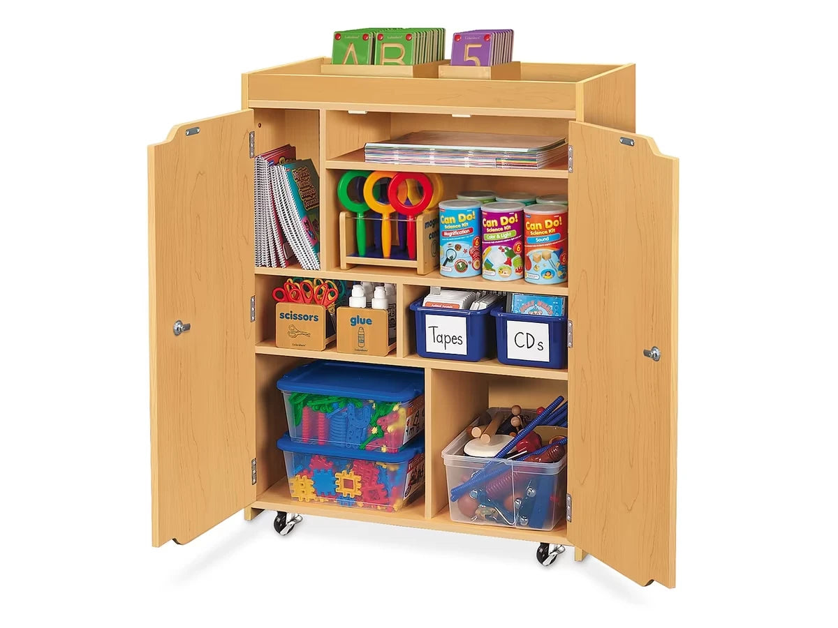 Heavy-Duty Mobile Teaching Cabinet - US 9261
