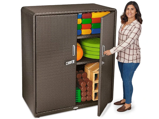 Outdoor Lockable Storage Cabinet - US 6339