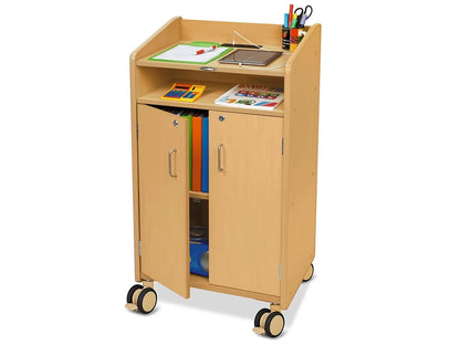 Flex-Space Jr.® Mobile Locking Teacher Station with Power - US 7595